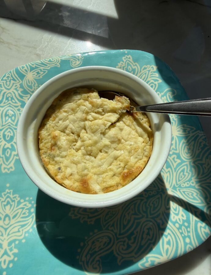 Baked Cottage Cheese Eggs